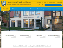 Tablet Screenshot of oberickelsheim.de